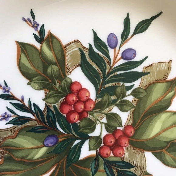 Princess House Cake Stand Winter Garden #1238 Cake Plate Footed - Picture 4 of 13